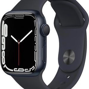 Apple Watch Series 7 [41mm] w/ Midnight Aluminum Case with Midnight Sport Band